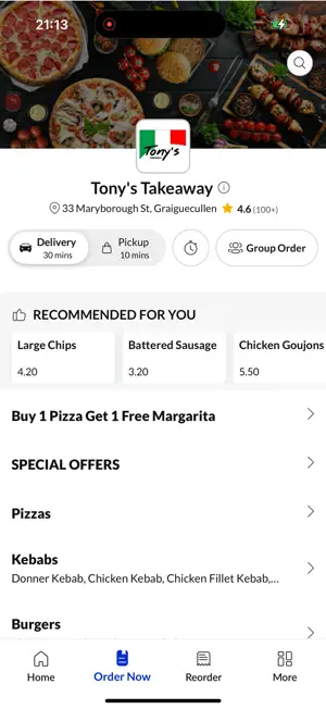 Tonys Takeaway screenshot 2