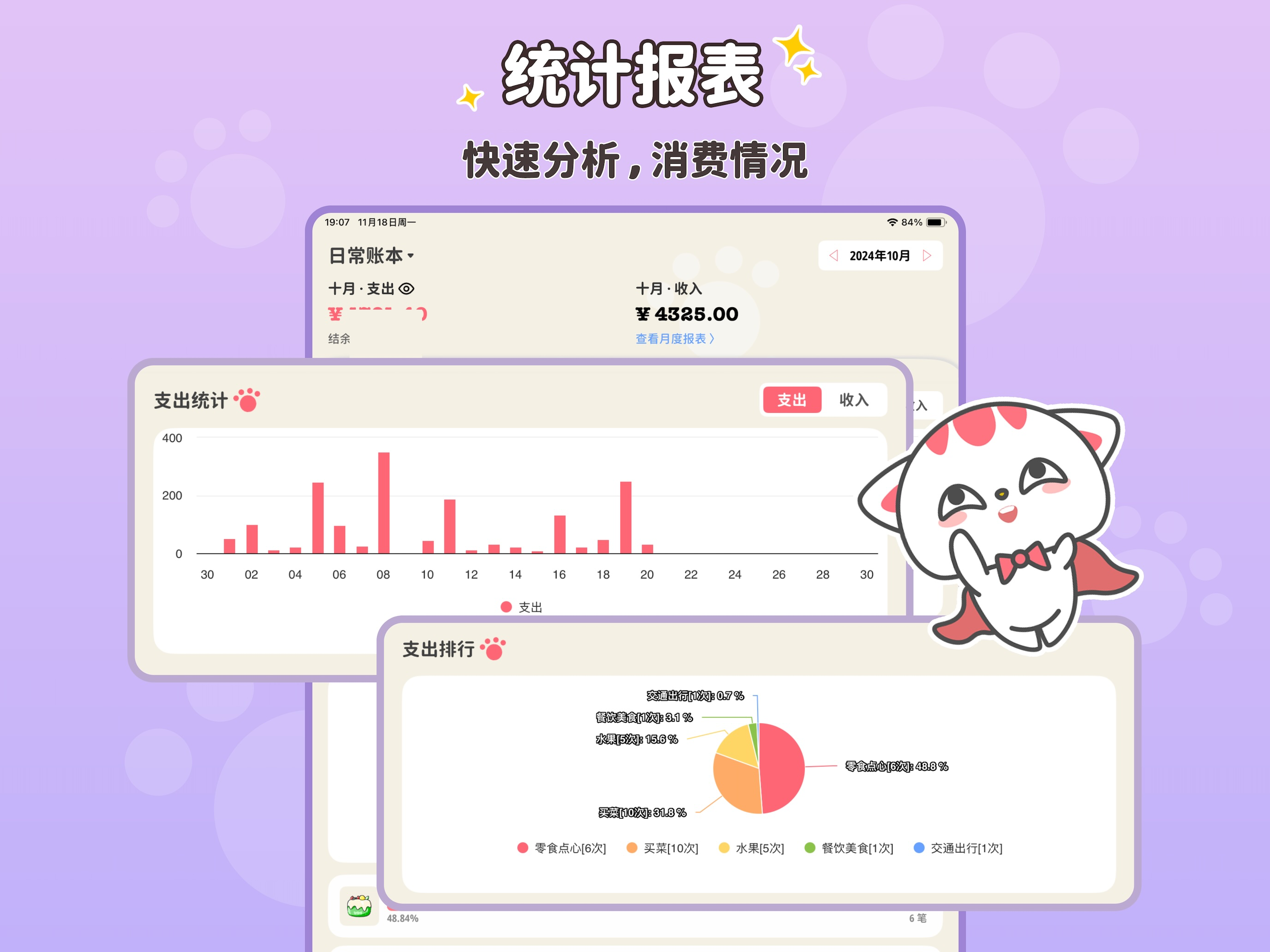 喵钱记账-超简单的高颜值记账app screenshot 6