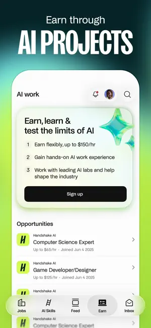 Handshake: Jobs & AI work screenshot 2