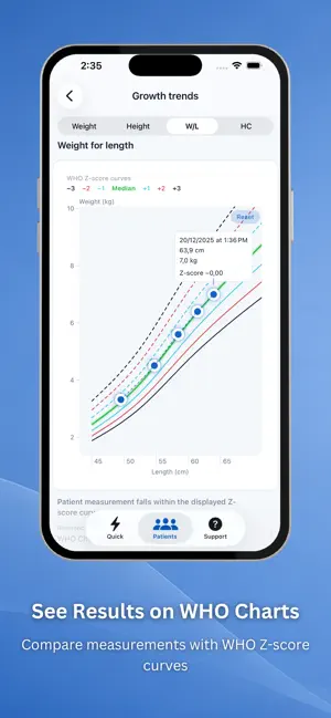 Z Scores - PediaMetrics screenshot 2