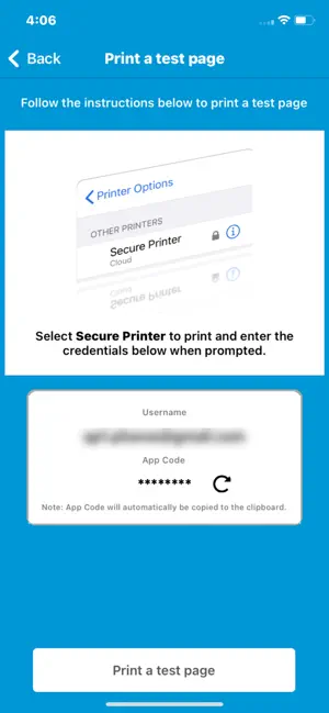 HP JetAdvantage Secure Print screenshot 2