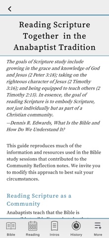 Anabaptist Community Bible Screenshot 6 of 10