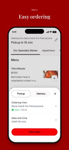 Spice Hub & Fox Point Pizzeria Screenshot 3 of 6