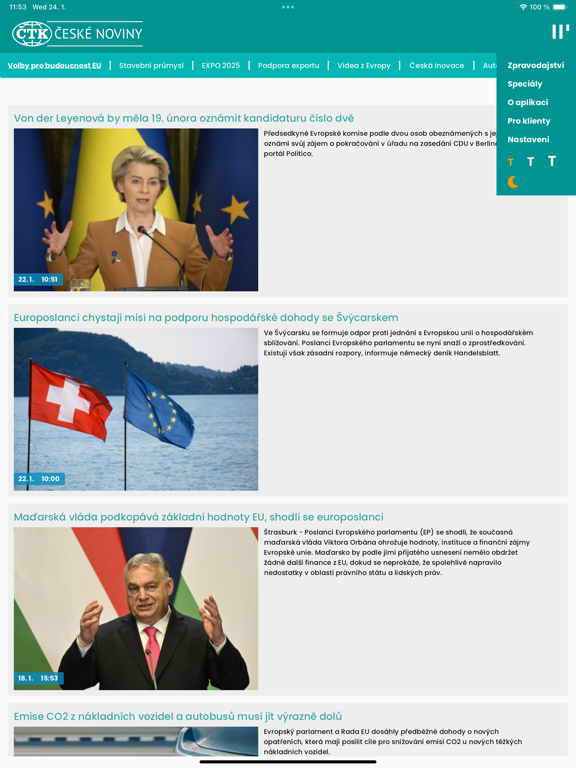 Screenshot #5 pour České noviny