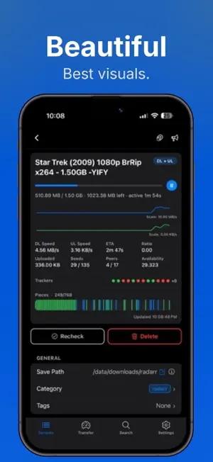 qRemote for qBittorrent screenshot 3