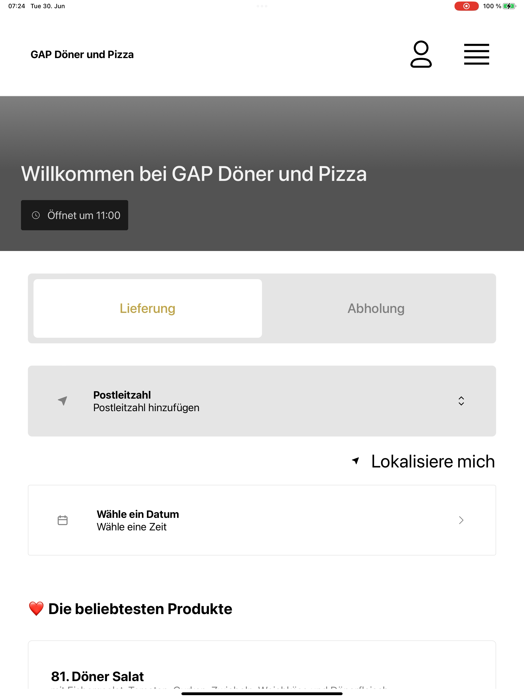 GAP Döner und Pizza screenshot 13