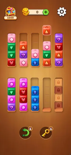 Wood Color Sort: Puzzle Games screenshot 3