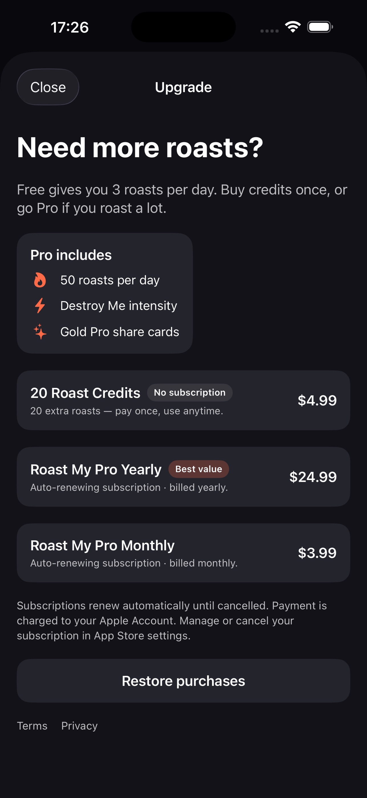 Screenshot 6 of Roast My