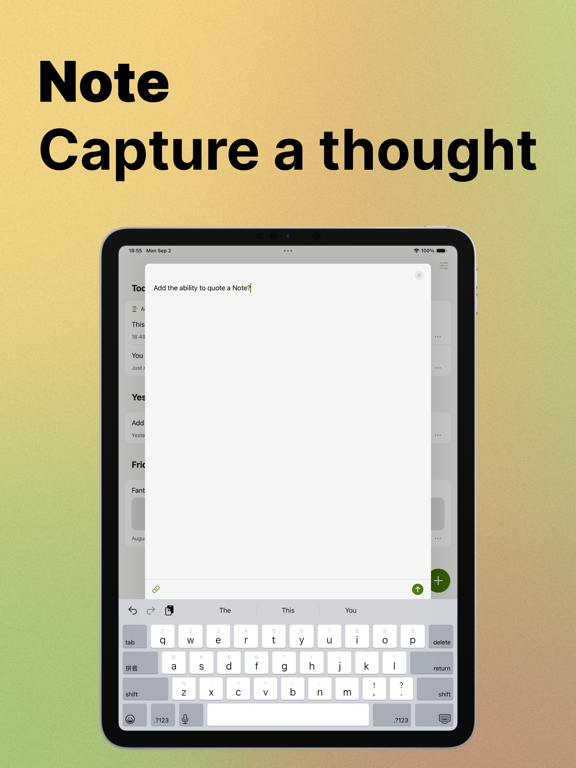 Grape: Journal, Note, Timeline