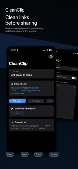 CleanClip iPhone Ekran Görüntüsü 1
