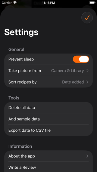 Cookbook - Recipes manager iPhone screenshot 9 - Food & Drink app