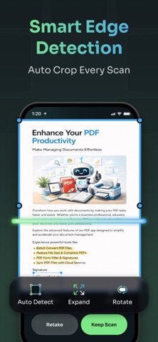 Scan to PDF - ScanTap iPhone screenshot