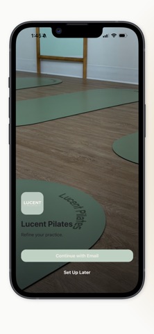 Lucent Pilates iPhone screenshot