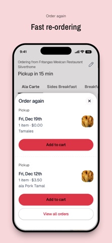Fritangas Mexican Restaurant iPhone screenshot