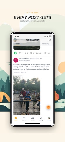 On Record: Real News & Social iPhone screenshot 3