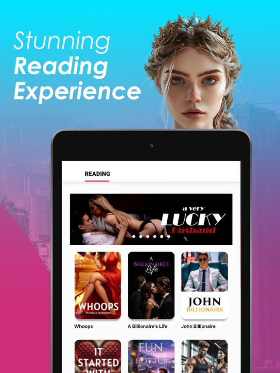 HEAT Romance Stories & Audio iPad screenshot 3 - Book app