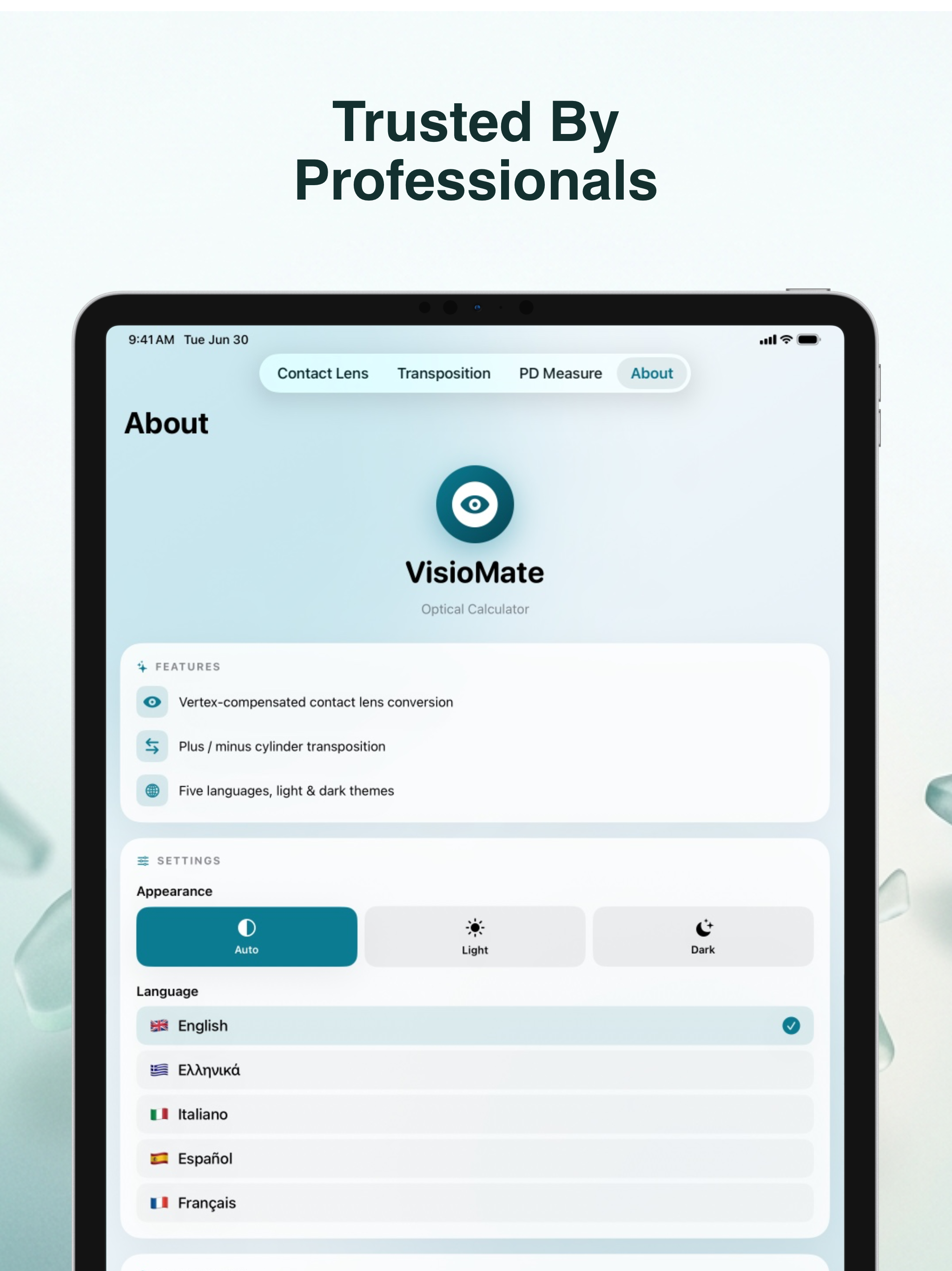 VisioMate Optical Calculator screenshot 11