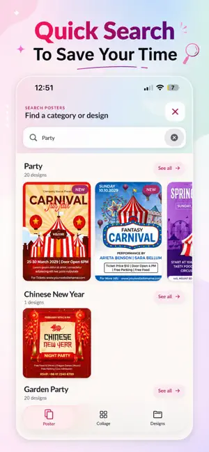 Posterly: Flyer, Poster Maker screenshot 6