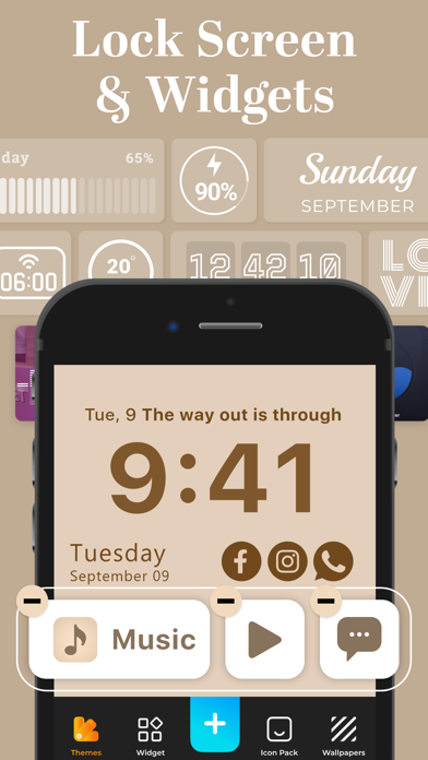 Screenshot #1 pour Icon Changer - Widget Theme
