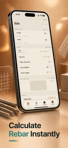 SlabKit: Rebar, Mesh, Concrete iPhone screenshot