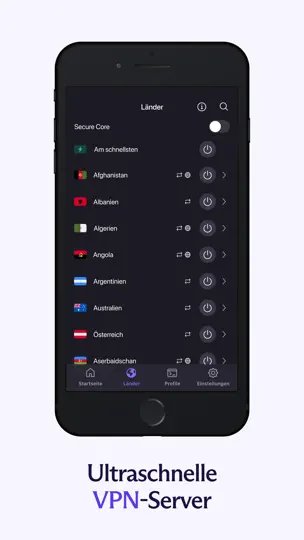 Screenshot von Proton VPN: Sicher Und Schnell auf dem iPhone 3