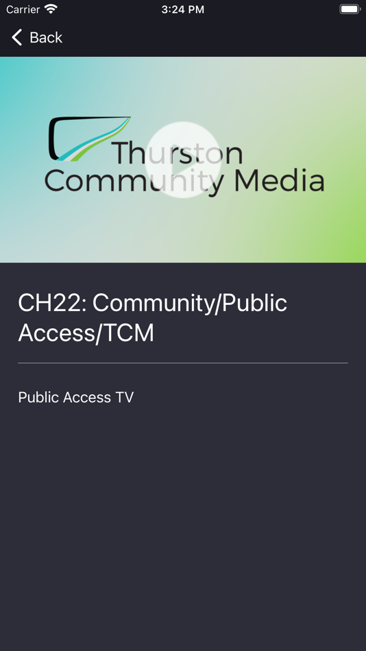 #2. Thurston Community Media (iOS) Podle: Cablecast Community Media LLC