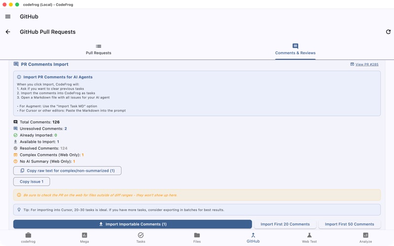 App screenshot