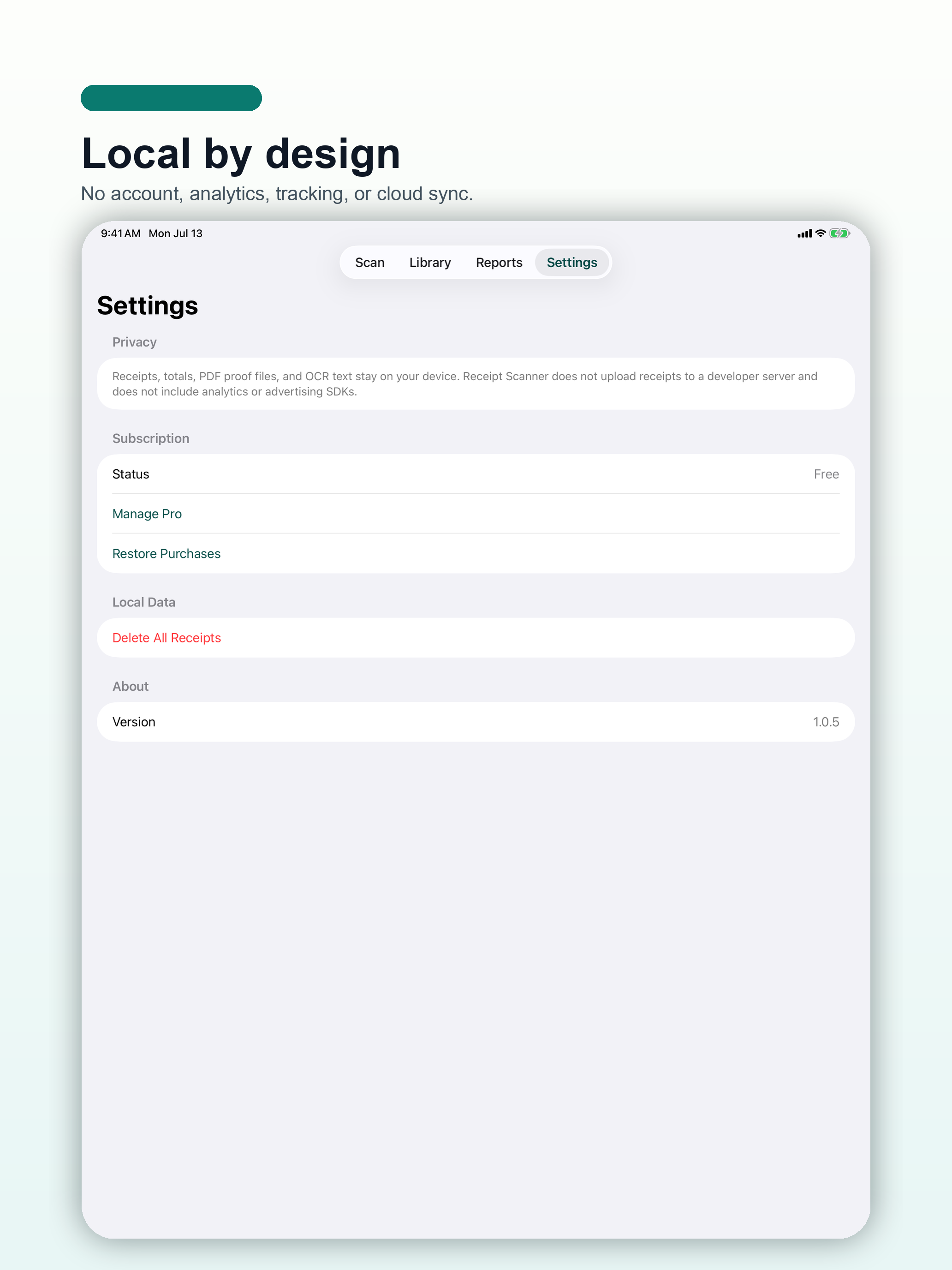 Private Receipt Scanner screenshot 10