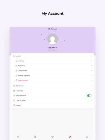 Dokan Customer (Plugin) iPad screenshot