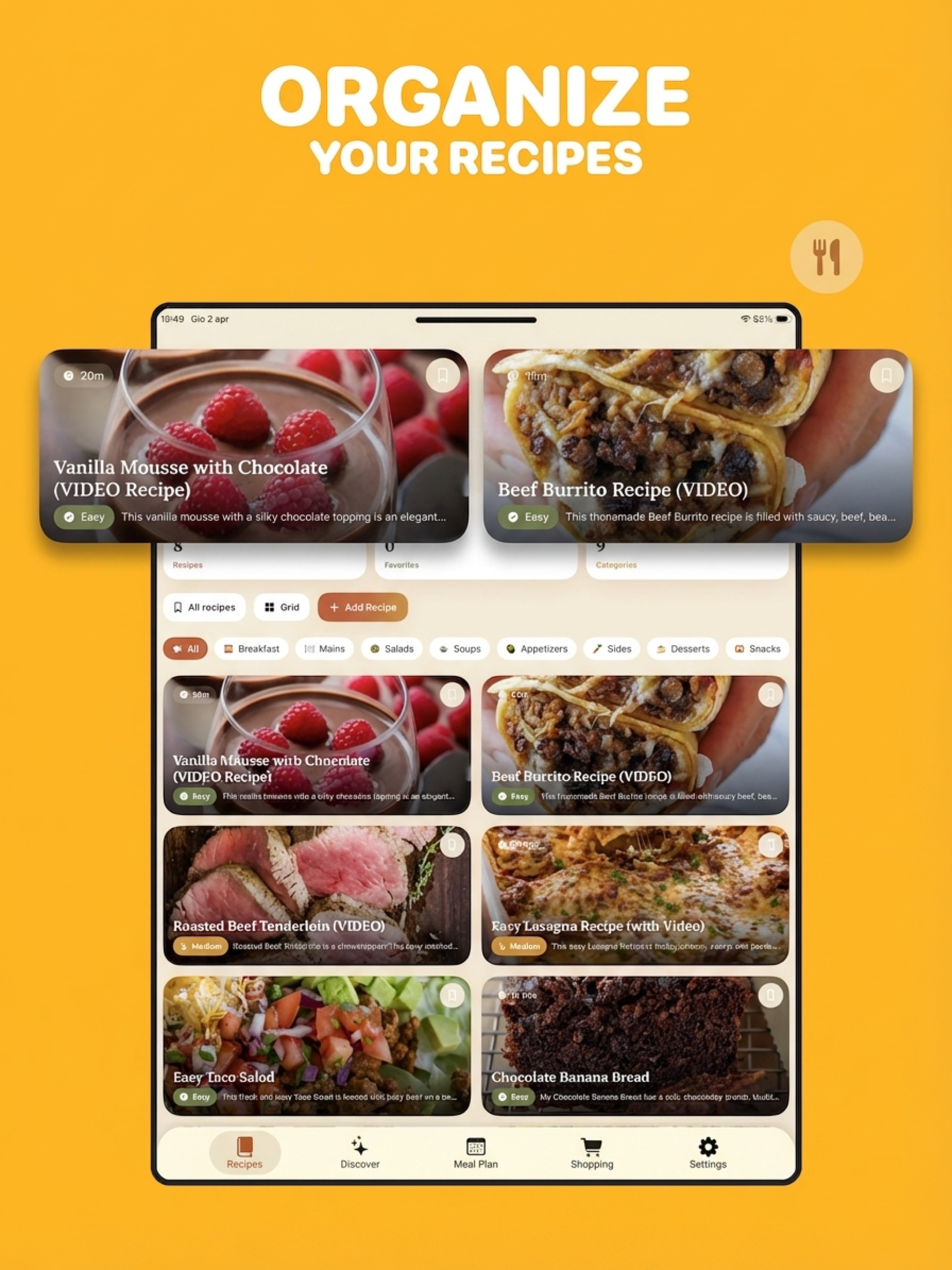 Kitchen Vault: Recipe Keeper