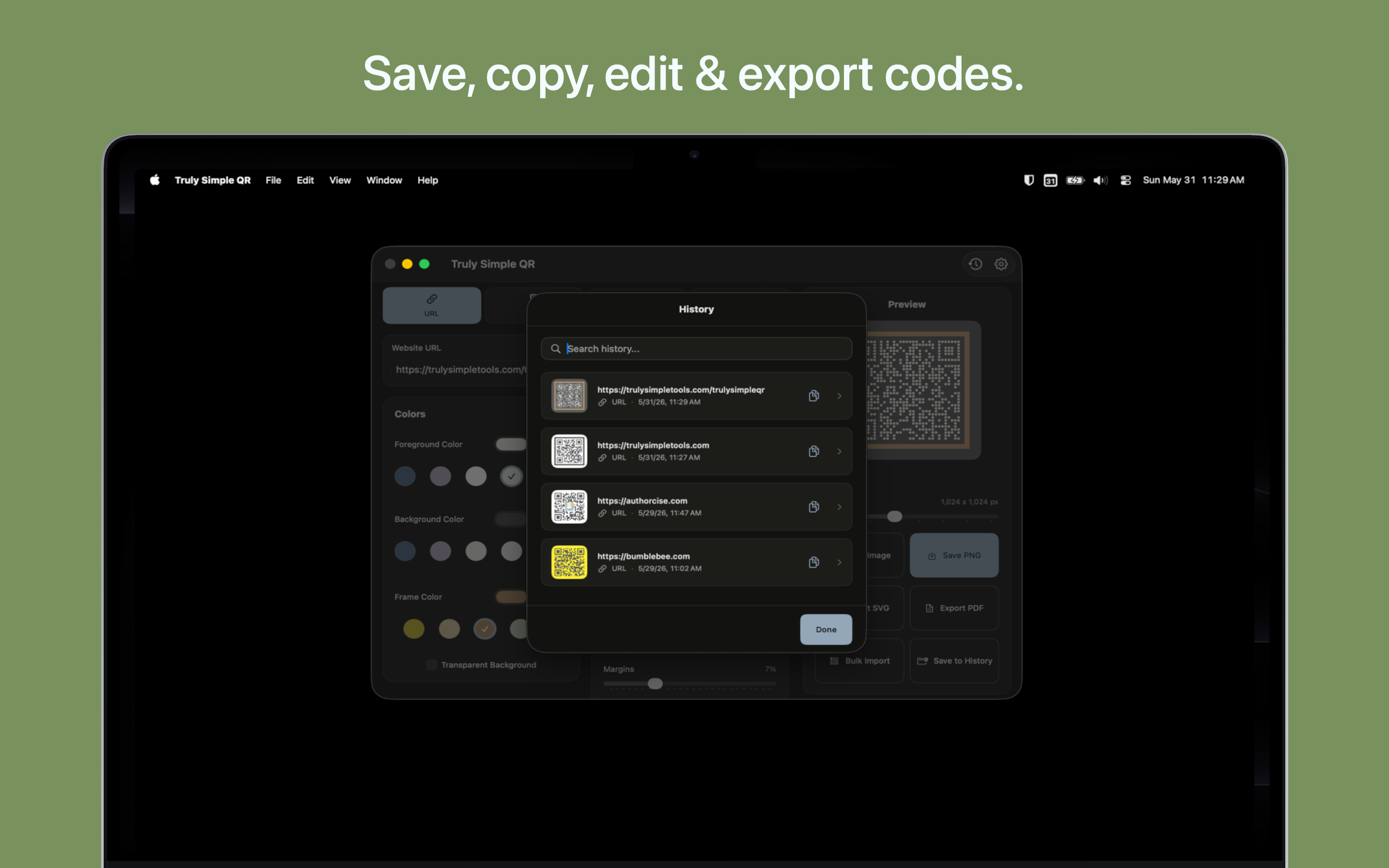 Truly Simple QR screenshot 9