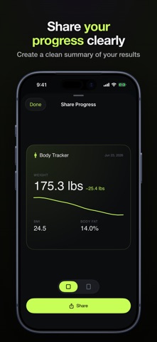BMI Calculator & Body Tracker Screenshot 8 of 8