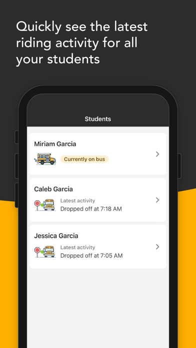 SMART tag™ Parent App Screenshot