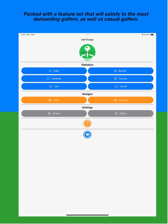 Golf Design: GPS & Scorecard iPad screenshot 6 - Sports app