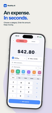 Wealthly AI: Budget Tracker Screenshot 5 of 6