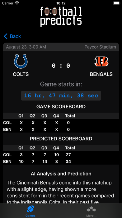 FootballPredicts: Tips & Picks Screenshot