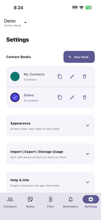 Virtual Rolodex screenshot 2