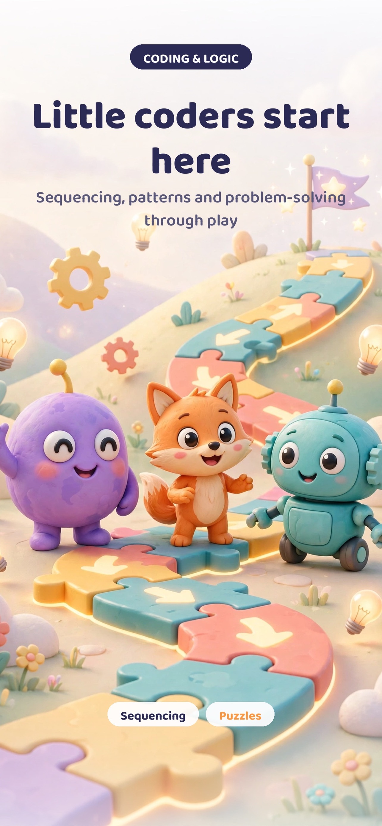 Screenshot 3 of Glowpip - Math, Logic, Games