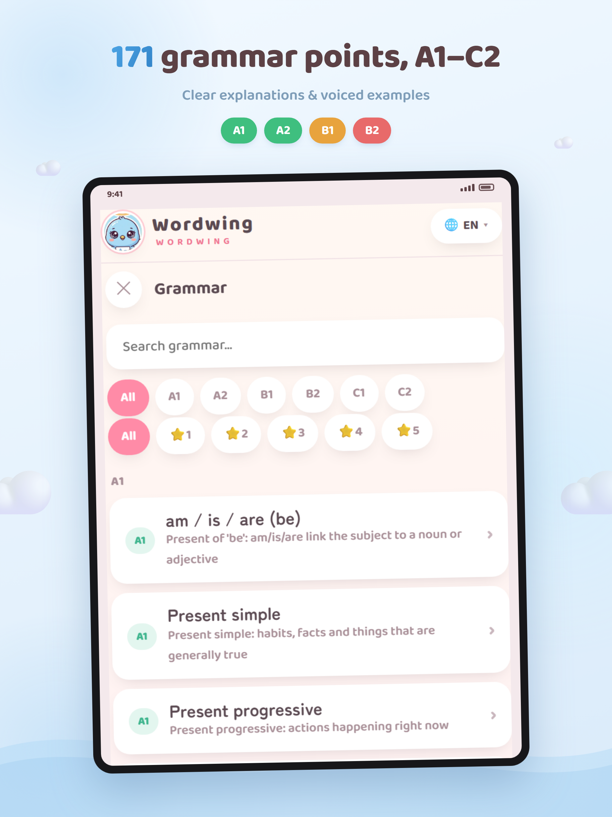 Wordwing: Learn English CEFR screenshot 14