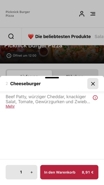 Picknick Burger Pizza screenshot-3
