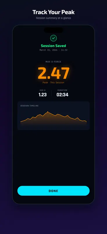 GSpike — G-Force Meter screenshot 3 of 6