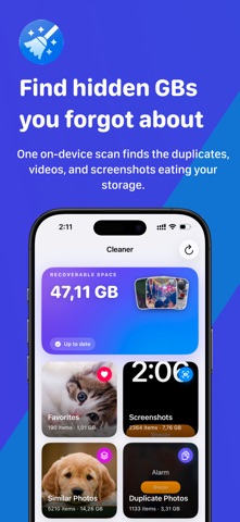 Cleaner: Photos & Contacts screenshot