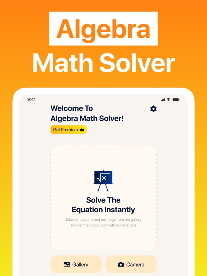 Algebra Math Solver AI Helper