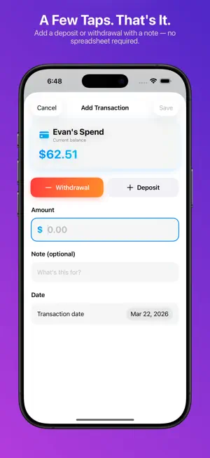 Allowance – Family Money screenshot 2