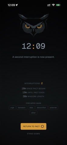 OwlPact: Phone Pact Screenshot 2 of 3