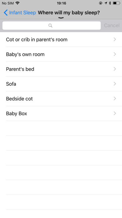 Screenshot #2 pour Infant Sleep Info