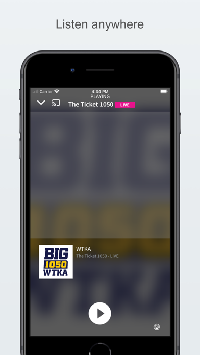 The Big 1050 WTKA Screenshot