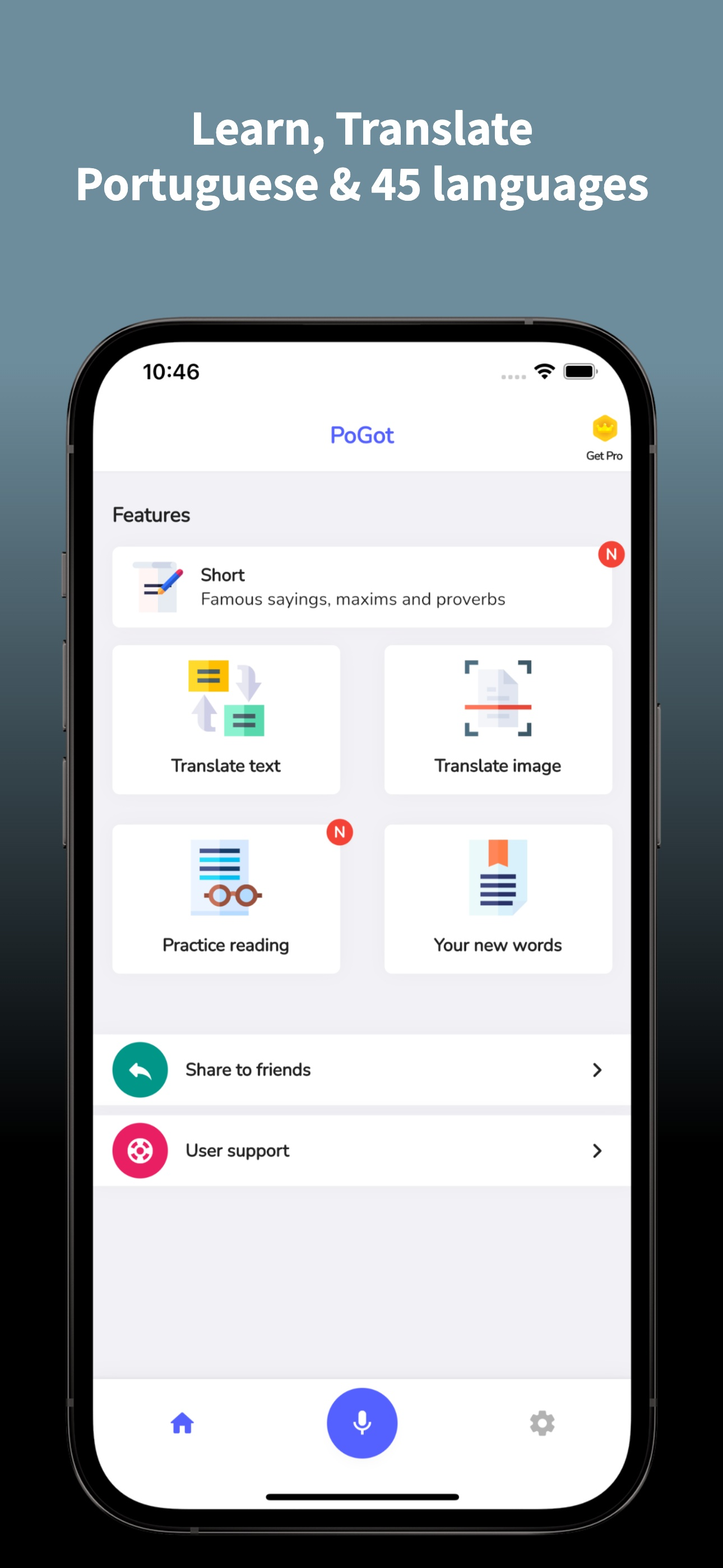 Portuguese Translator & Learn