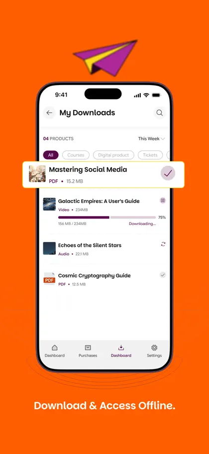 Captura 3 de 6 de Selar: Access digital products