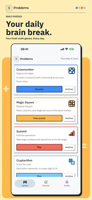 Problems: Math & Logic screenshot 1